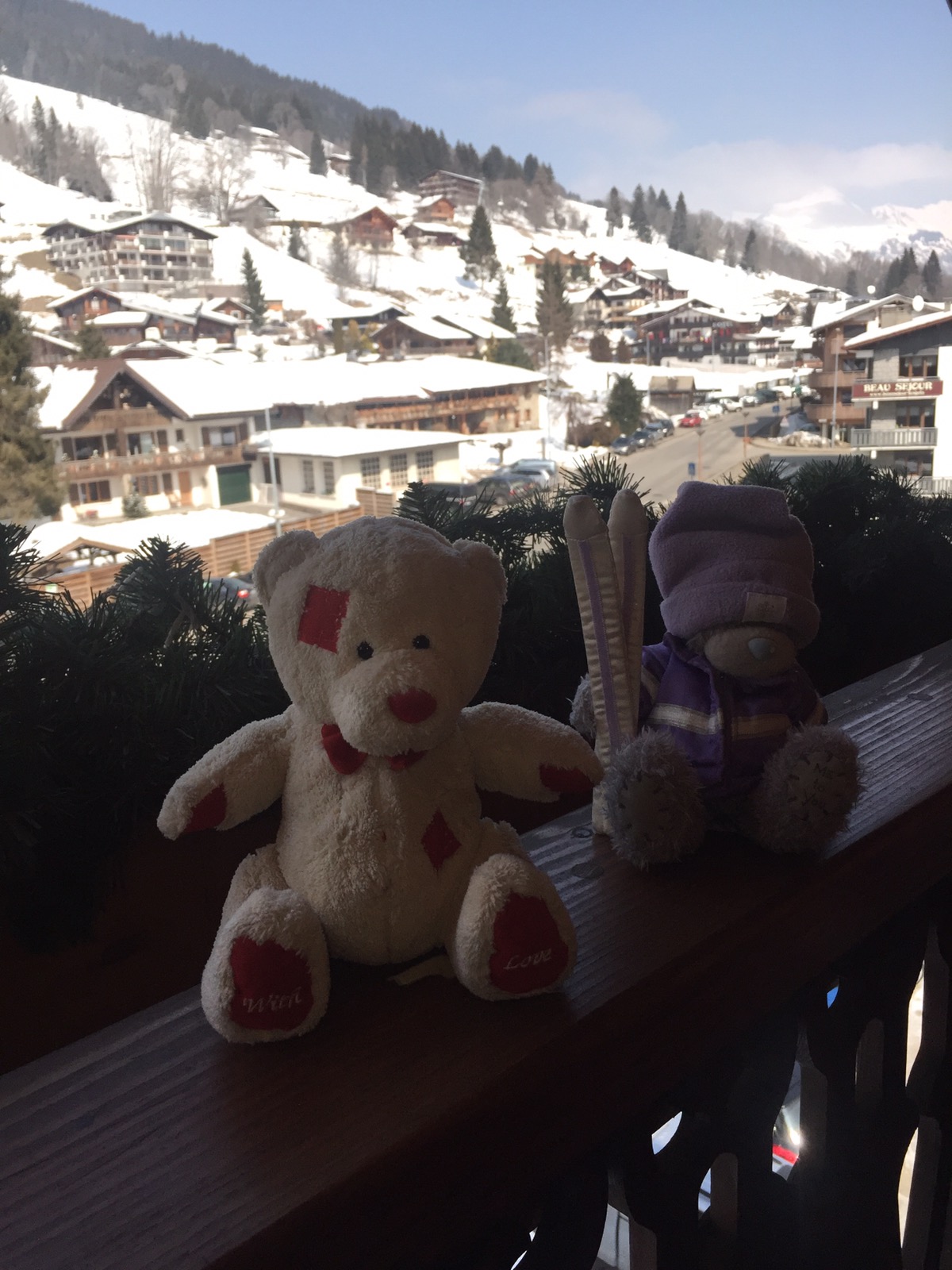 Guest travel review mountain restaurants in Les Gets Teddy Rambles