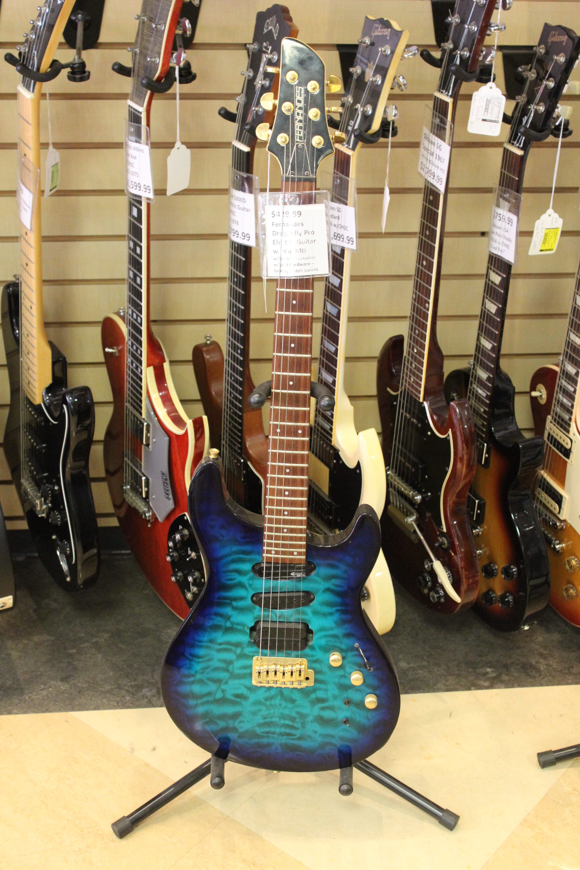 Fernandes Dragonfly Pro Electric Guitar Used Ted's Pawn Shop