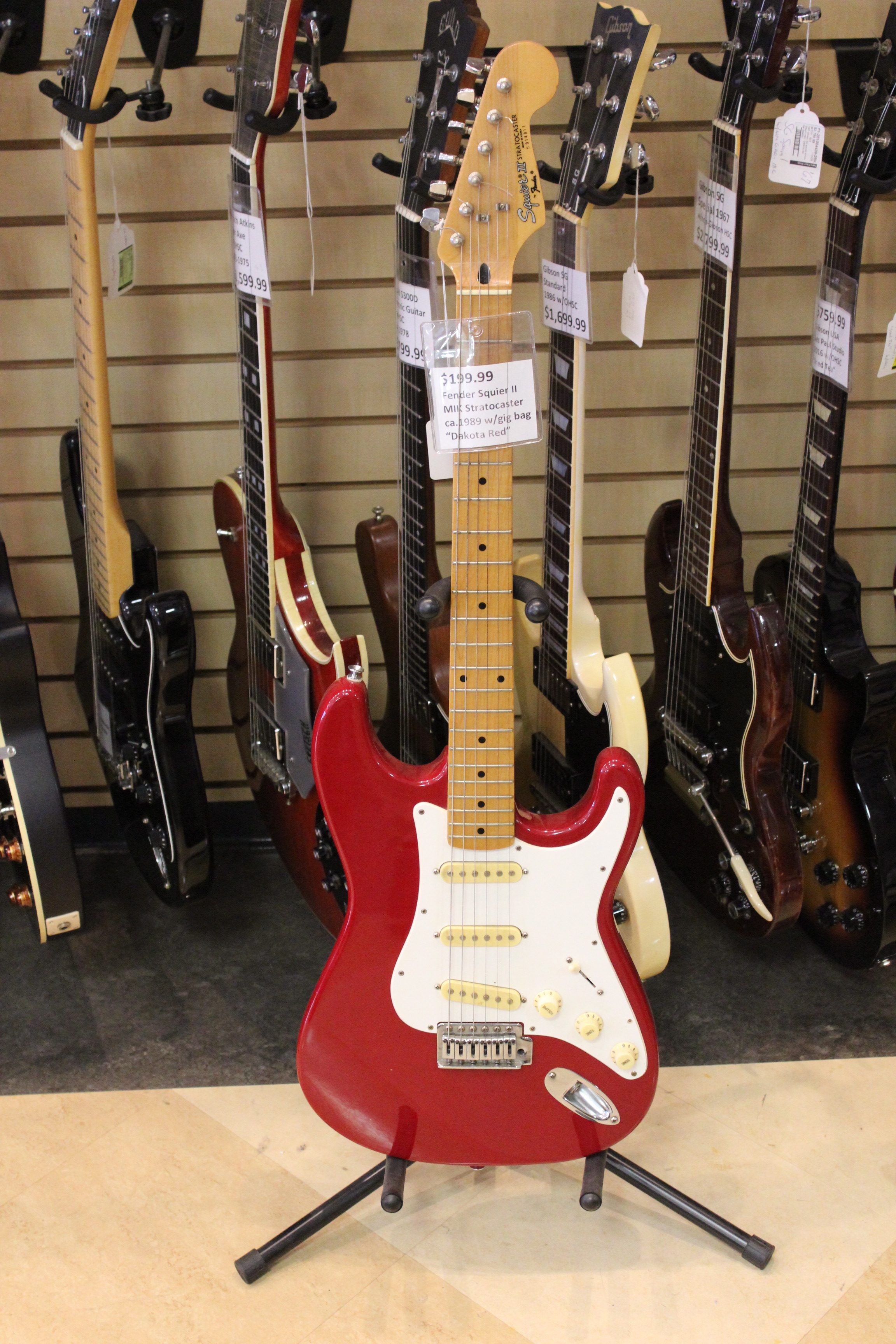 Fender Squier II Stratocaster MIK ca.1989 Electric Guitar Used Ted