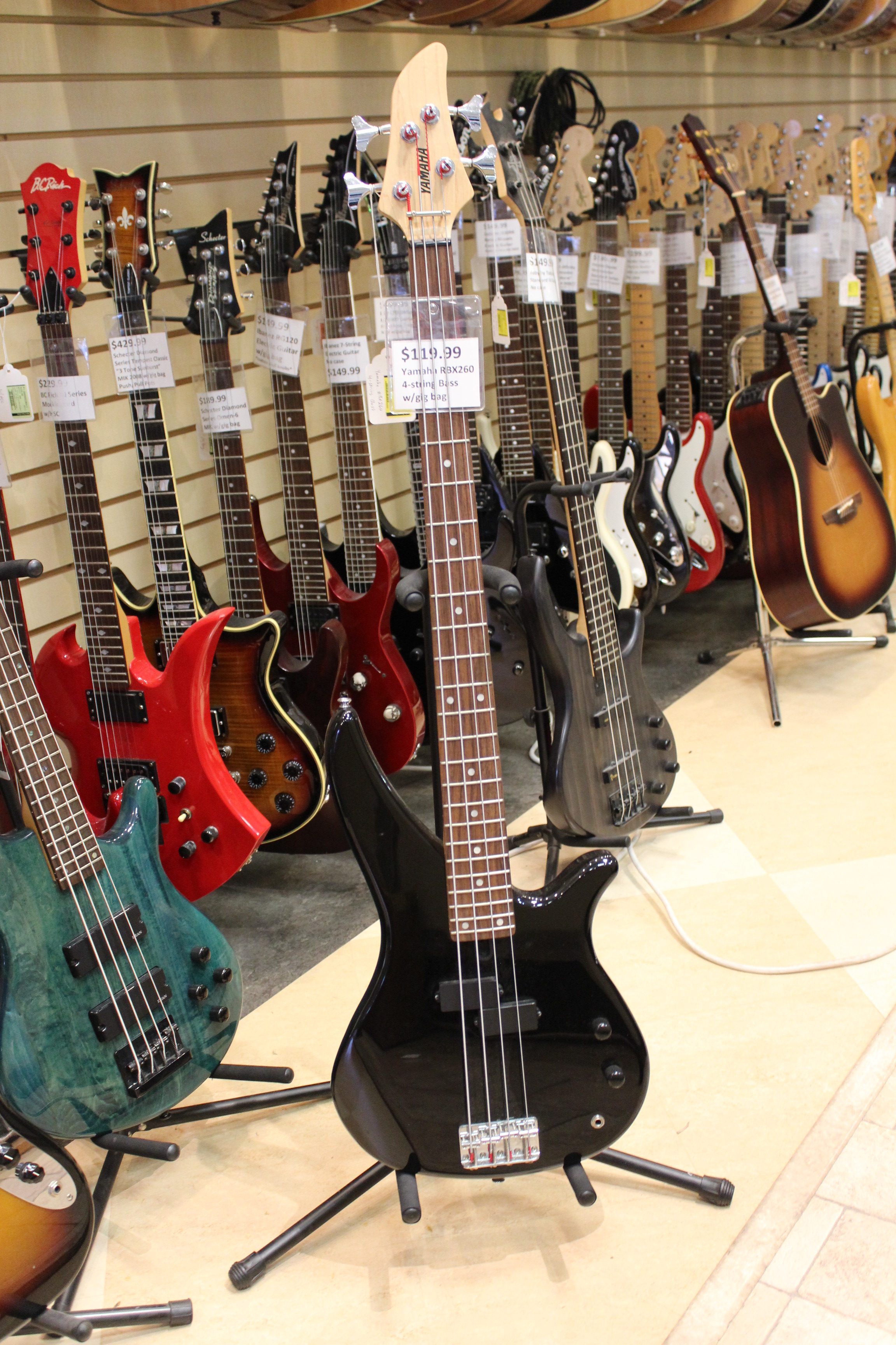 Yamaha RBX260 4string Bass Guitar Used Ted's Pawn Shop