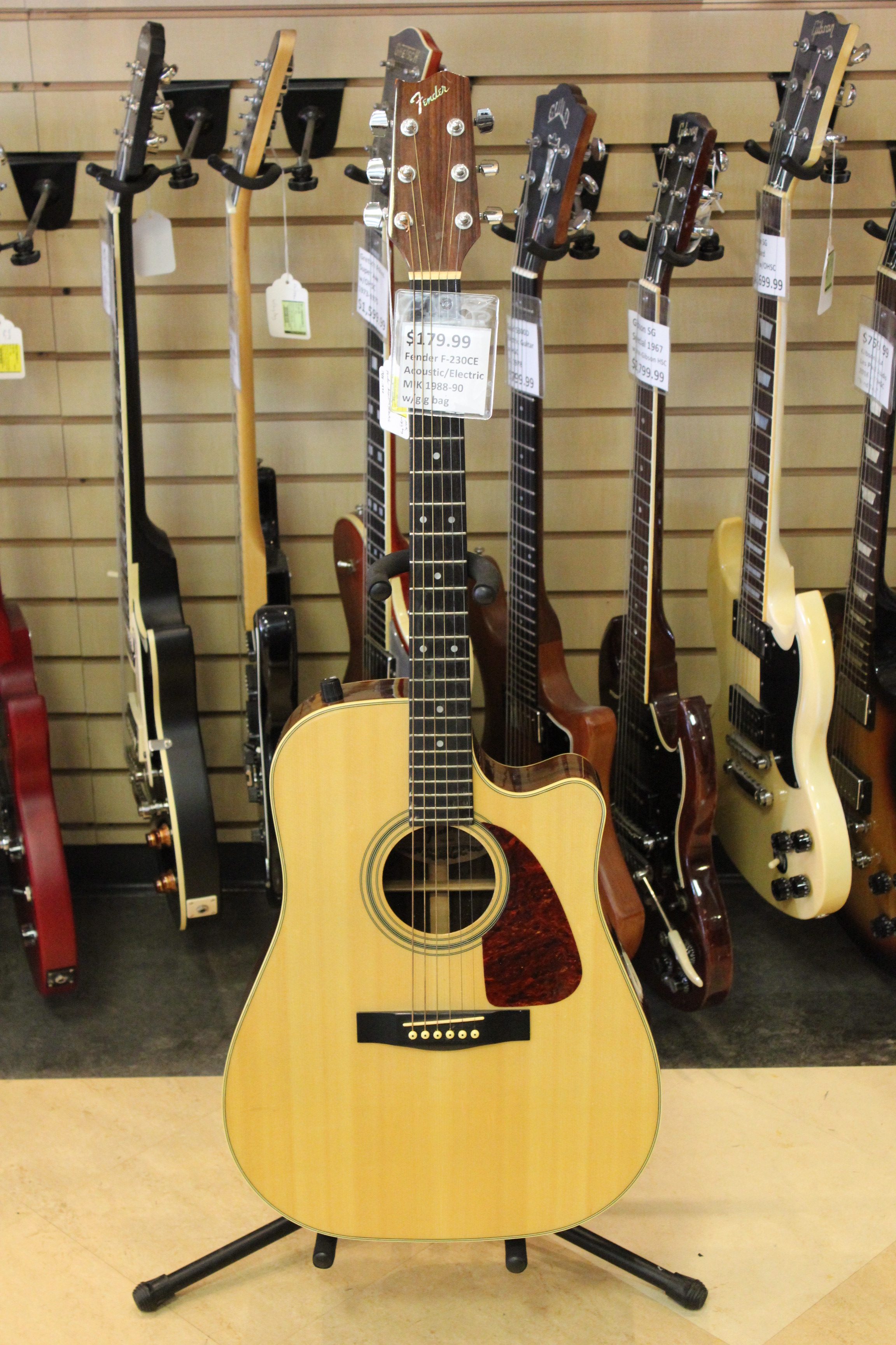 Fender F230CE Acoustic/Electric Guitar MIK 198890 Used Ted's Pawn