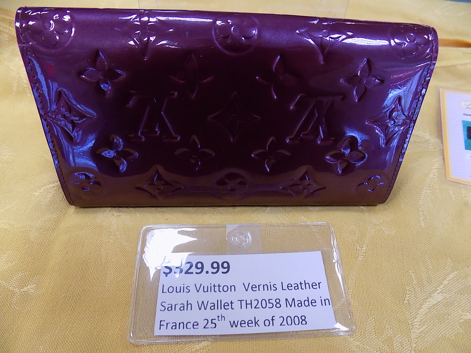 Louis Vuitton Sarah Wallet Purple Paul Smith