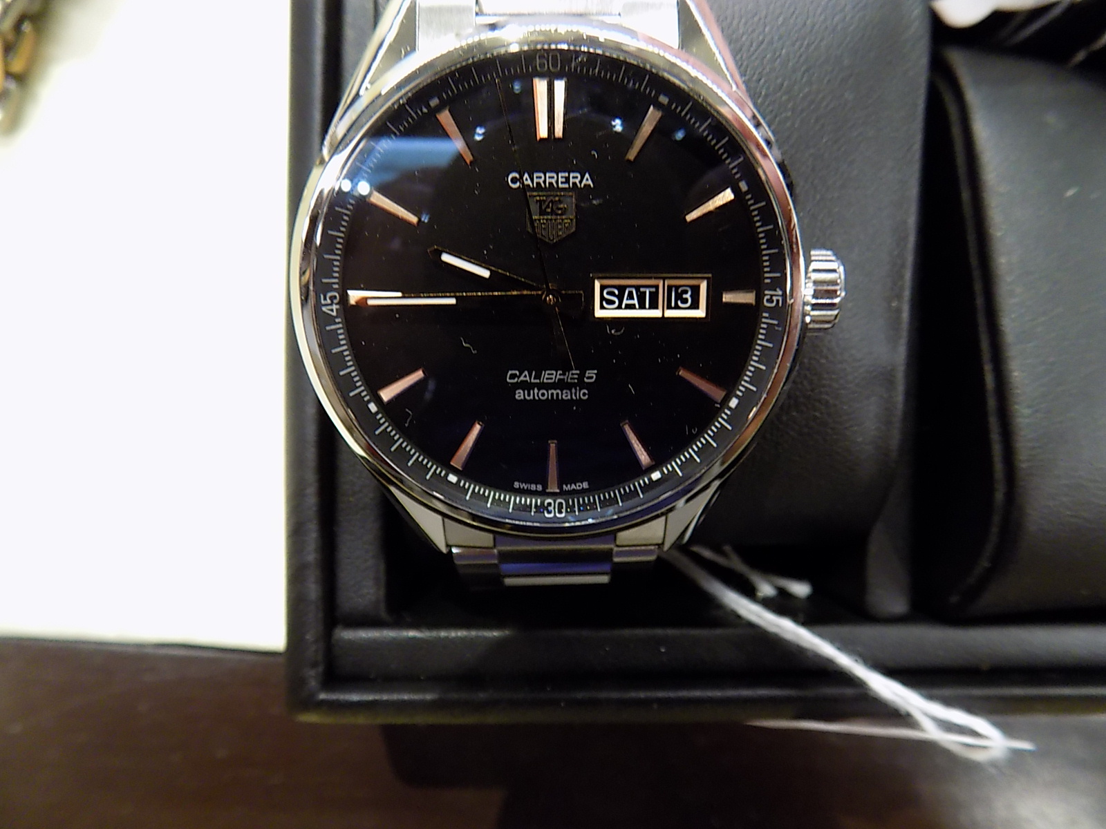 WAR201C0 Tag Heuer Carrera Automatic Calibre 5 Watch MINT preowned