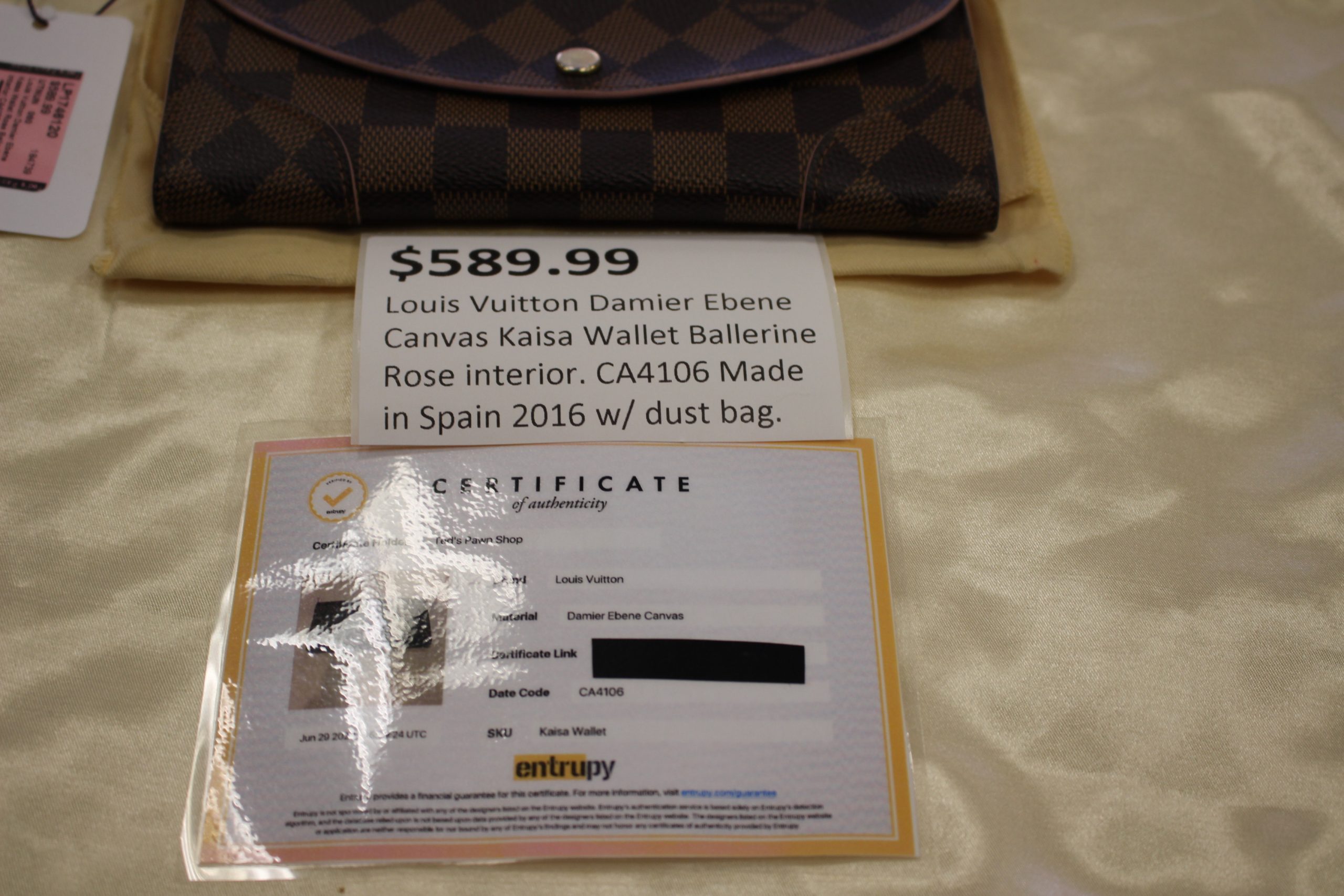 Do Louis Vuitton Bags Come With A Certificate Paul Smith