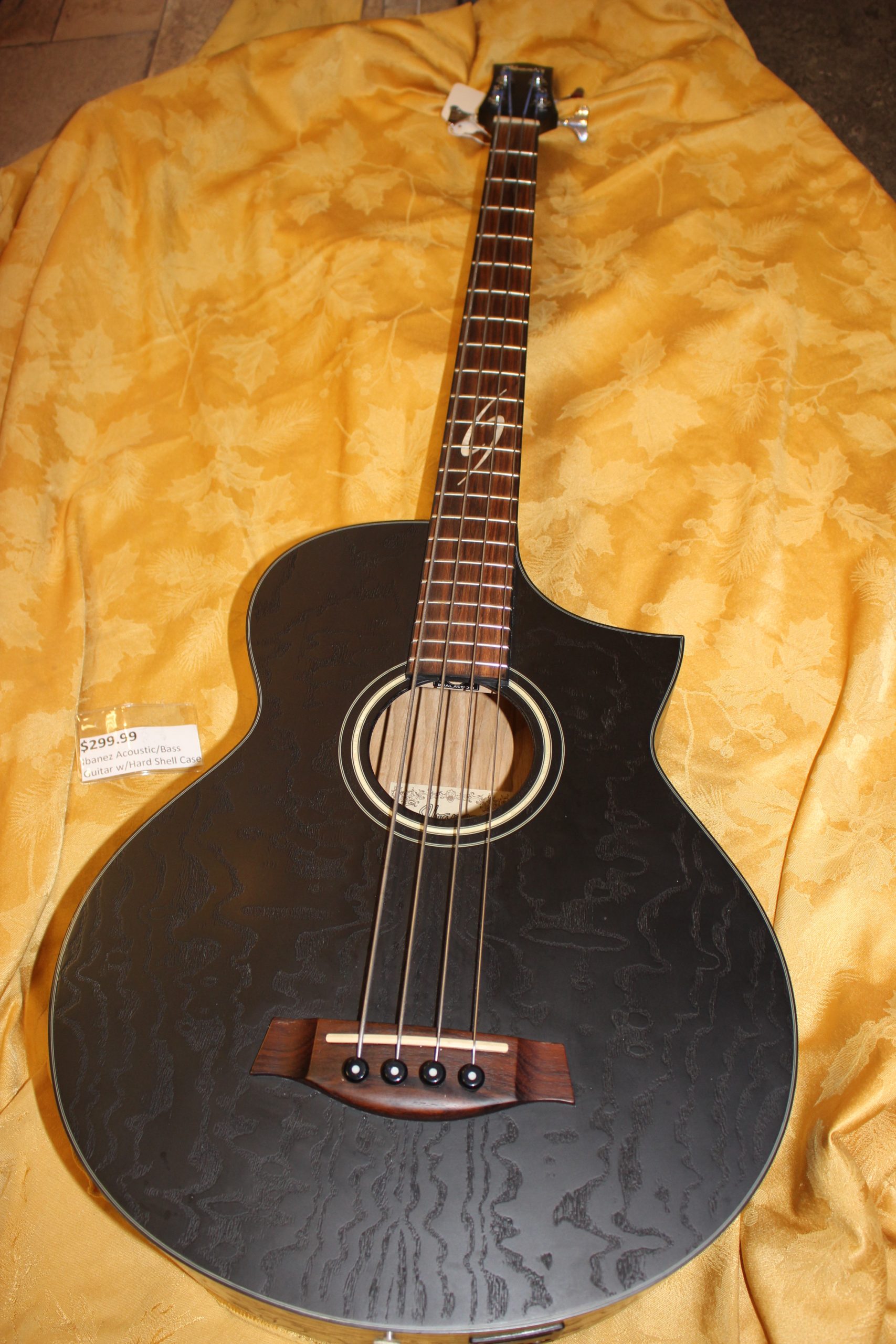 Ibanez Acoustic/Bass Guitar w/Hard Shell Case Ted's Pawn Shop