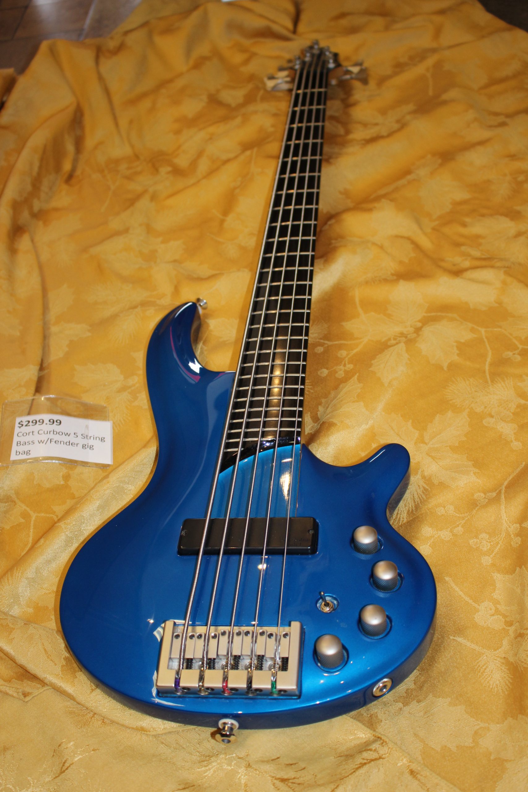 Cort Curbow 5 String Bass w/Fender Gig Bag Ted's Pawn Shop