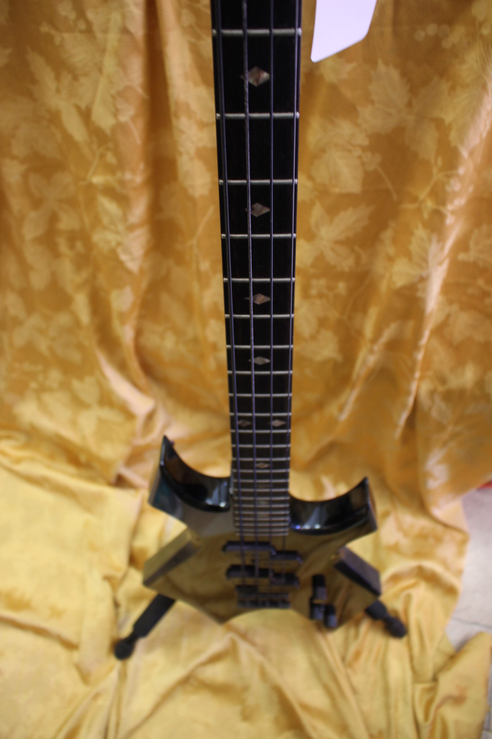 BC Rich Warlock USA Bass Guitar w/HSC 1980s Ted's Pawn Shop