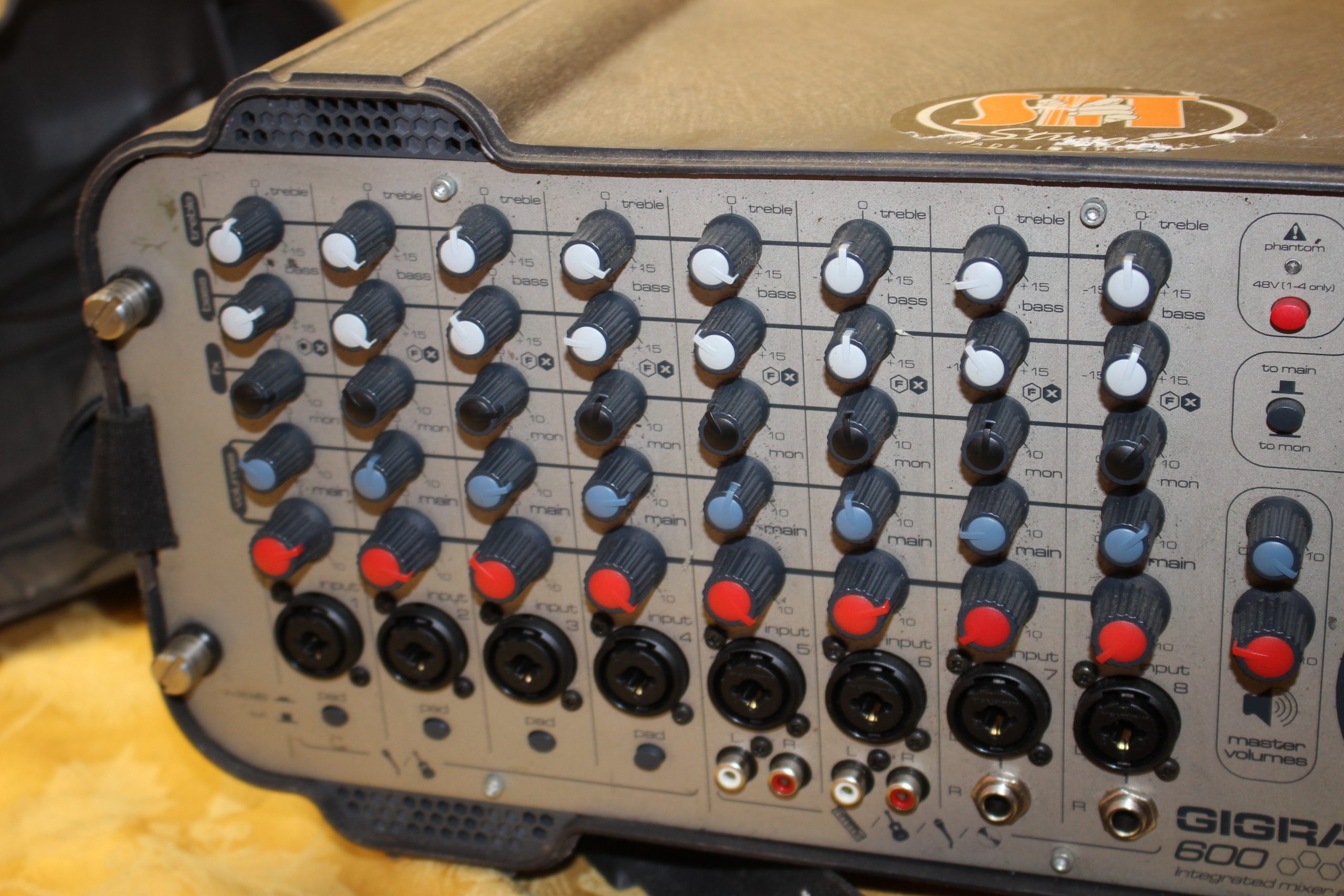 PreOwned Soundcraft Gigrac 600 Powered Mixer 600w (2×300) Ted's Pawn