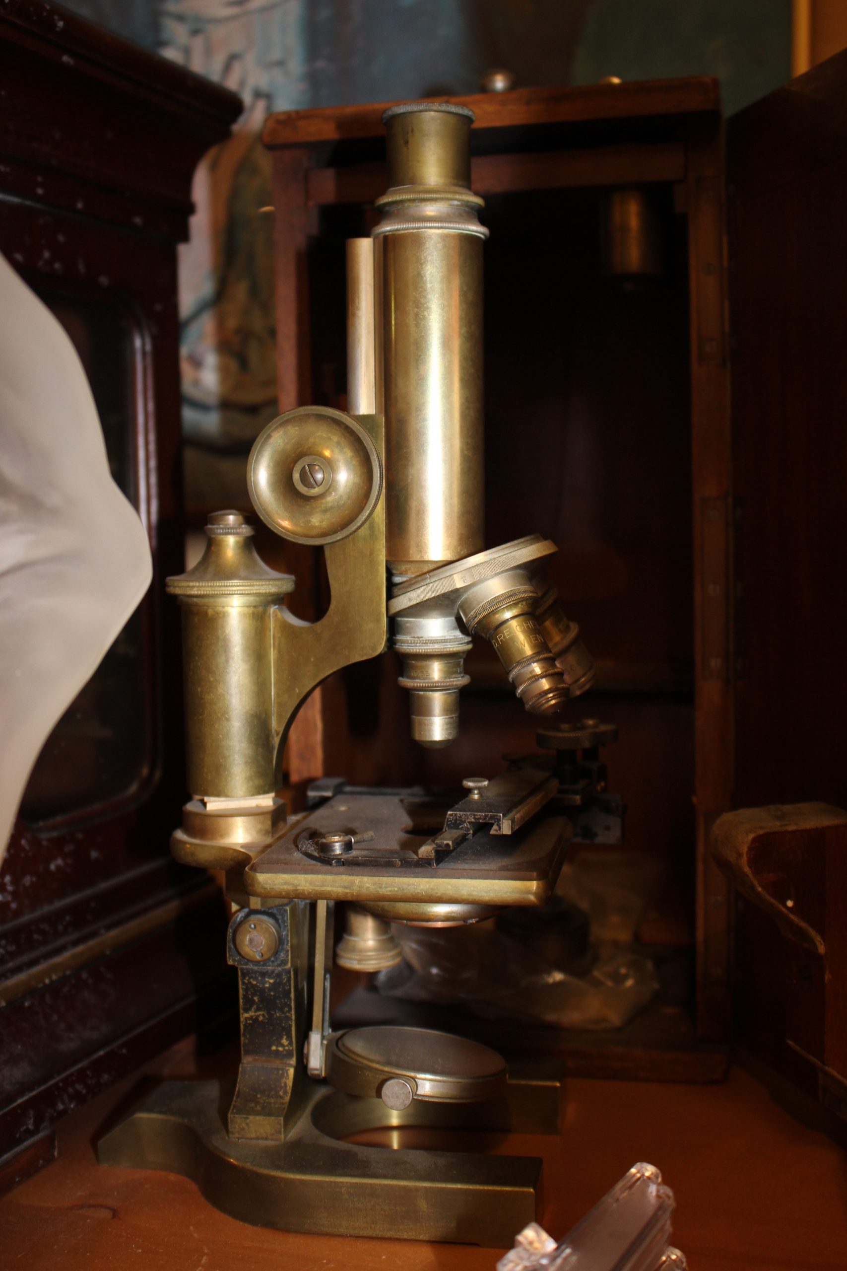 PreOwned Antique Microscope C. Reichert “Wien” (Vienna) Ca.1890’s