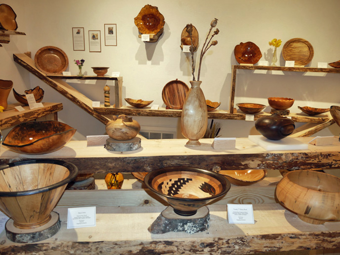 Ted's at Ptarmigan Arts Gallery in Homer, Alaska