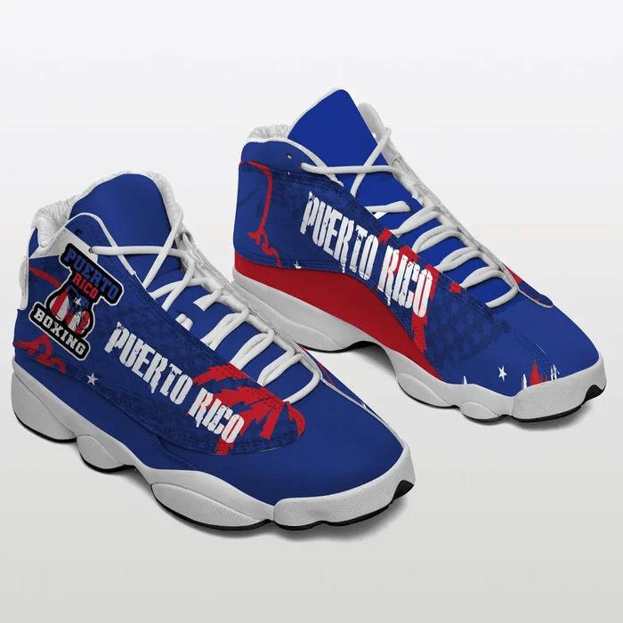 Puerto Rico Boxing Sneakers Air Jordan 13 Shoes Teehall