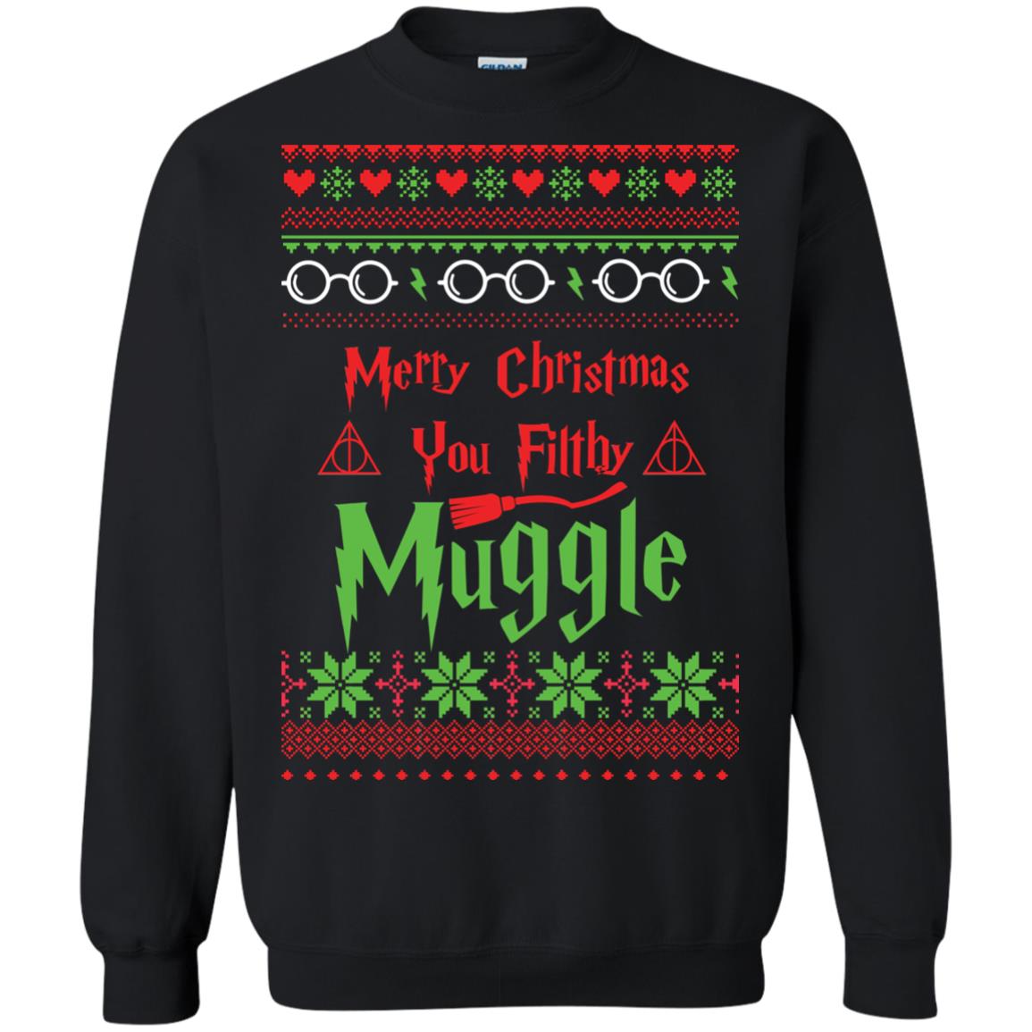 Happy Christmas Harry Potter Sweater Merry Christmas You Filthy Muggle Harry Potter Christmas Sweater