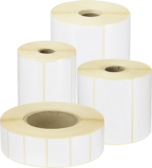 102 x 64 mm direct thermal labels rolls