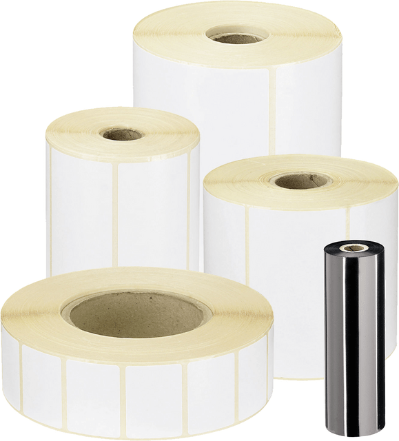 102 x 38 mm thermal transfer labels rolls