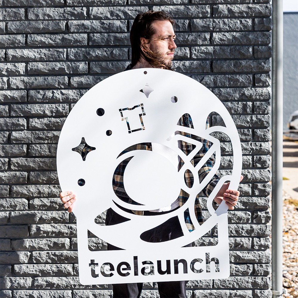 DieCut Metal Signs teelaunch