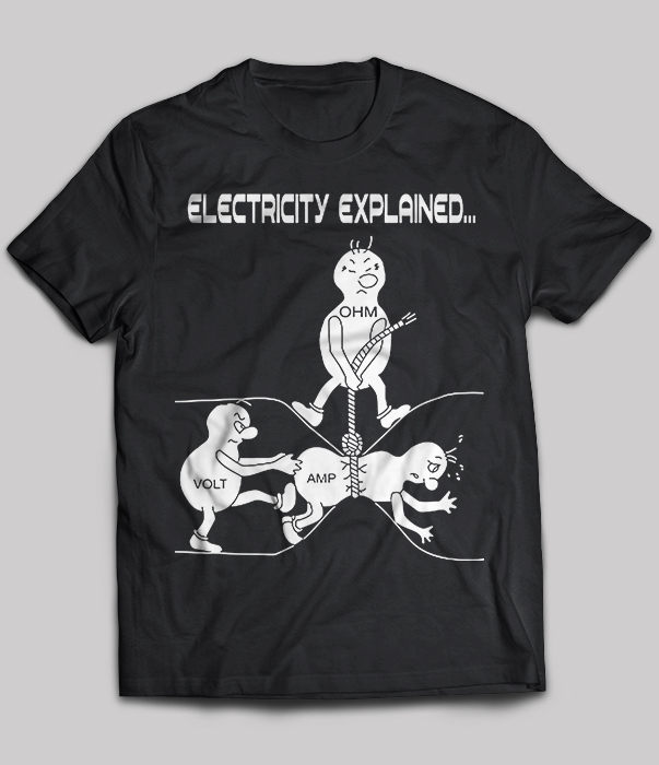Electricity Explained TShirt TeeNavi