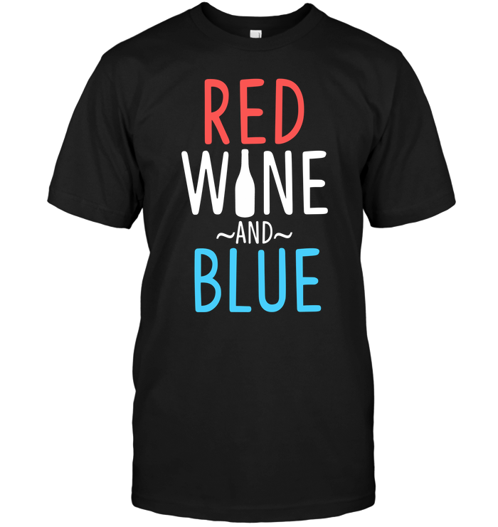 Red Wine And Blue TShirt TeeNavi