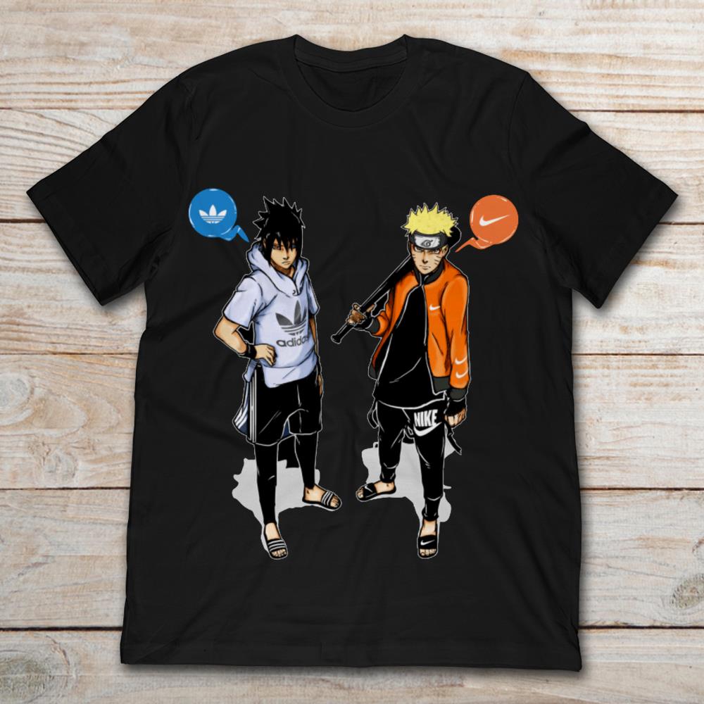 naruto sasuke nike adidas hoodie