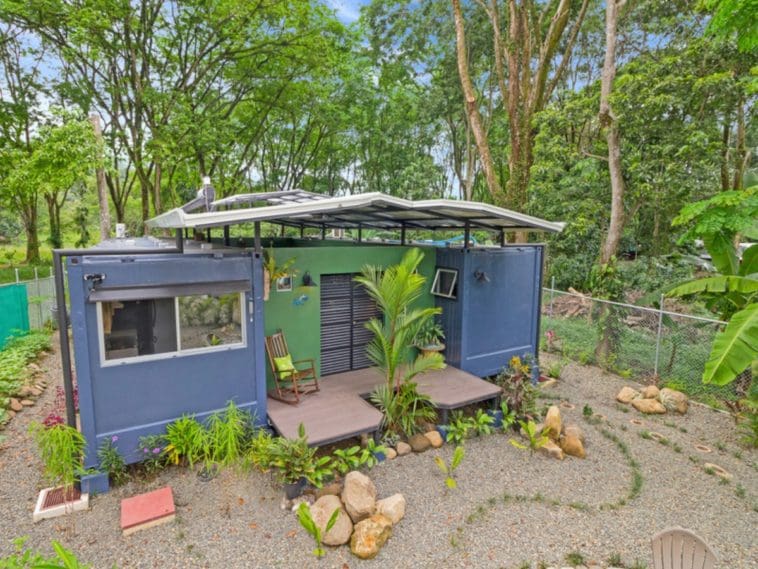 This 2Bedroom Shipping Container House in Costa Rica Has Epic Salt Water Plunge Pool