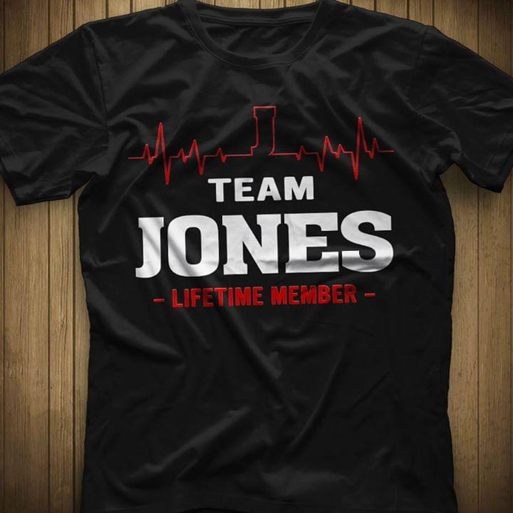 Team Jones Lifetime Member Shirt TEEPYTHON