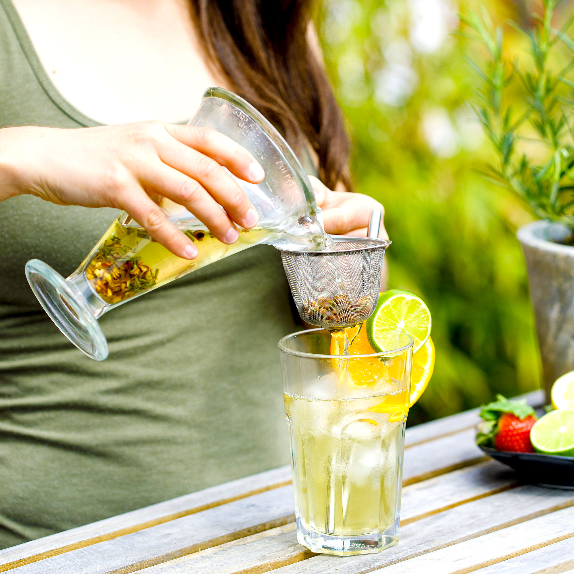 Eistee Grundrezept. Gesund und lecker, ganz ohne Zucker!