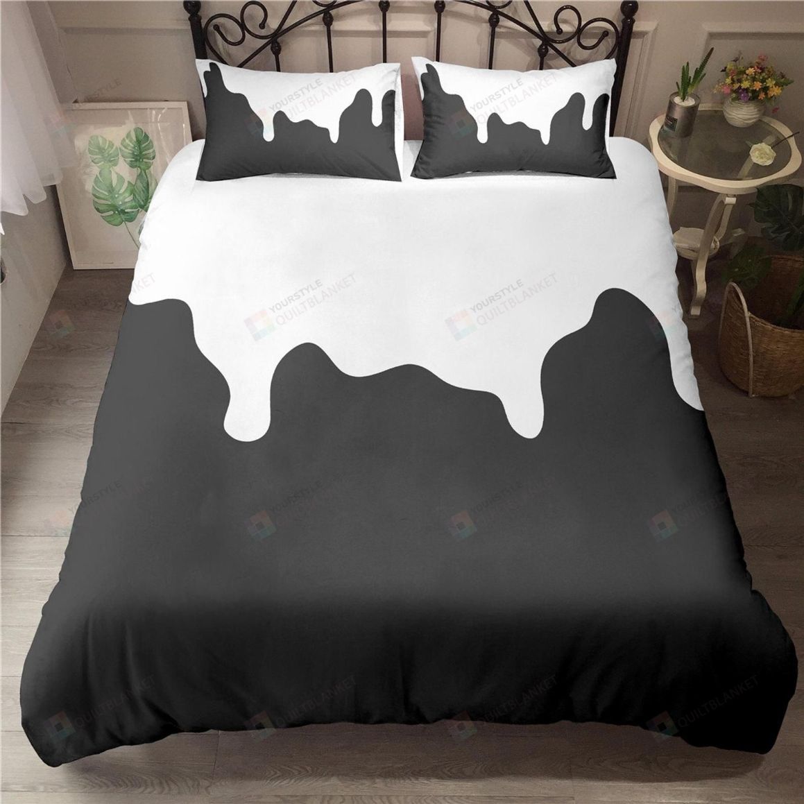 Dairy Cow Print Bedding Set Teeruto