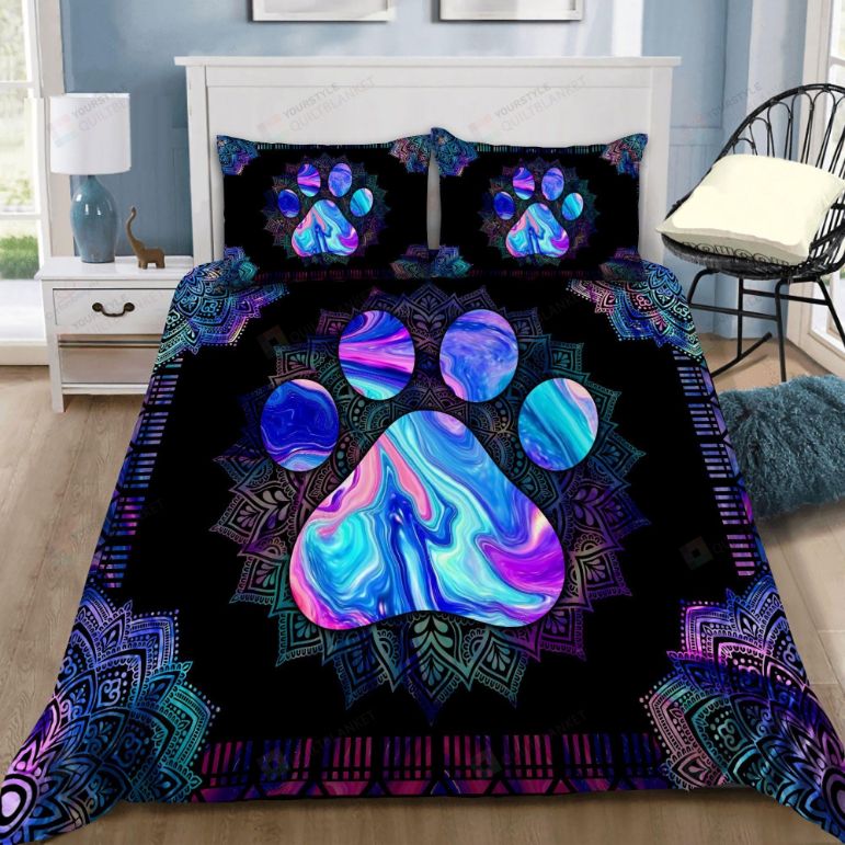 Dog Paw Bedding Set Teeruto