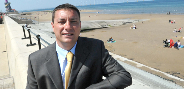 Flying the charity flag for Redcar Middlesbrough & Teesside
