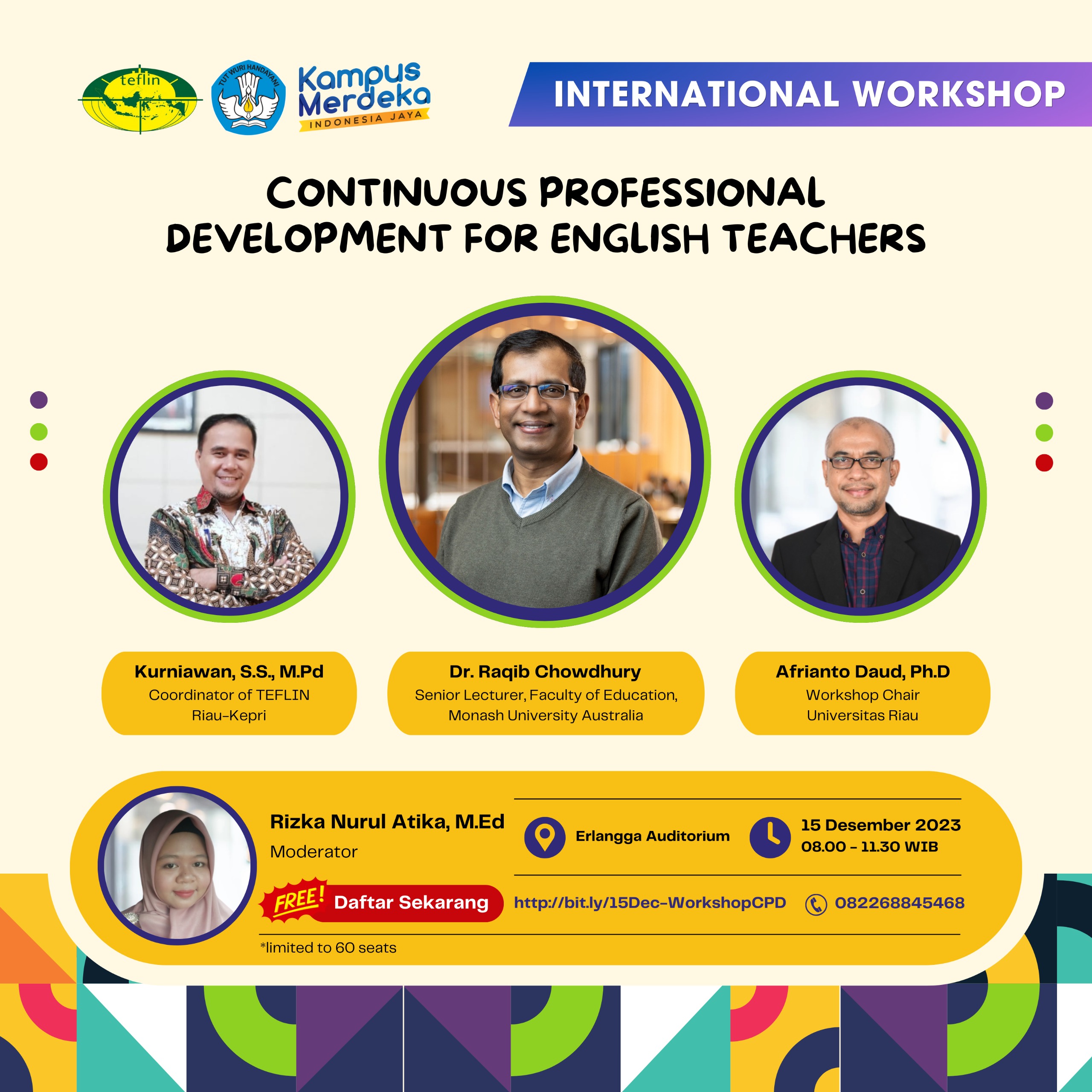 International on Continuous Professional Development for English Teachers The