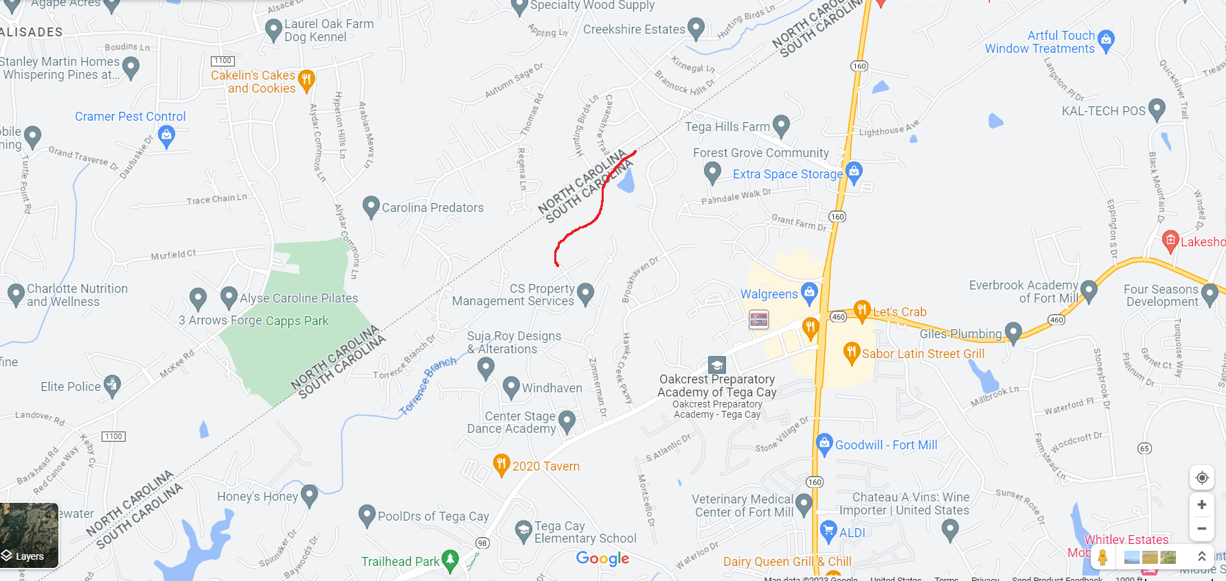 Dry Run Road Opens From Windhaven Lane to Zoar Road Tega Cay Sun