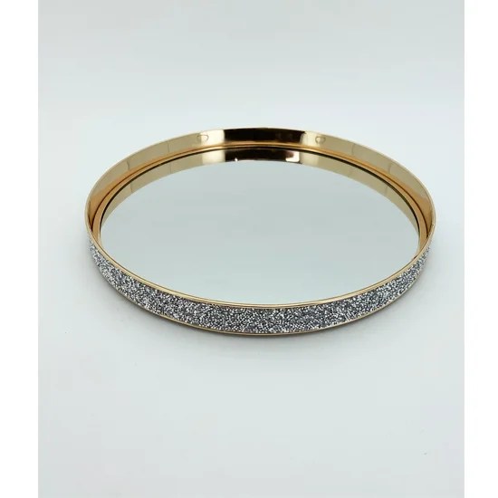 Round Gold Tray (TY18252G) Tegh Decor