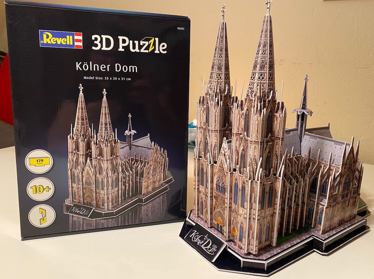 Wie ich ein 3D Puzzle vom Kölner Dom aufgebaut habe (mit Gewinnspiel)