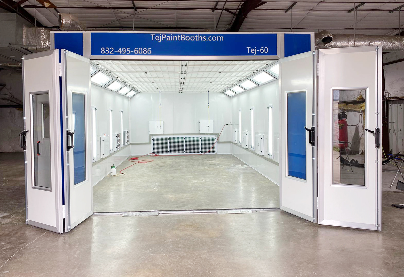 TEJ60 Semi Down Draft Paint Booth Tej Paint Booths