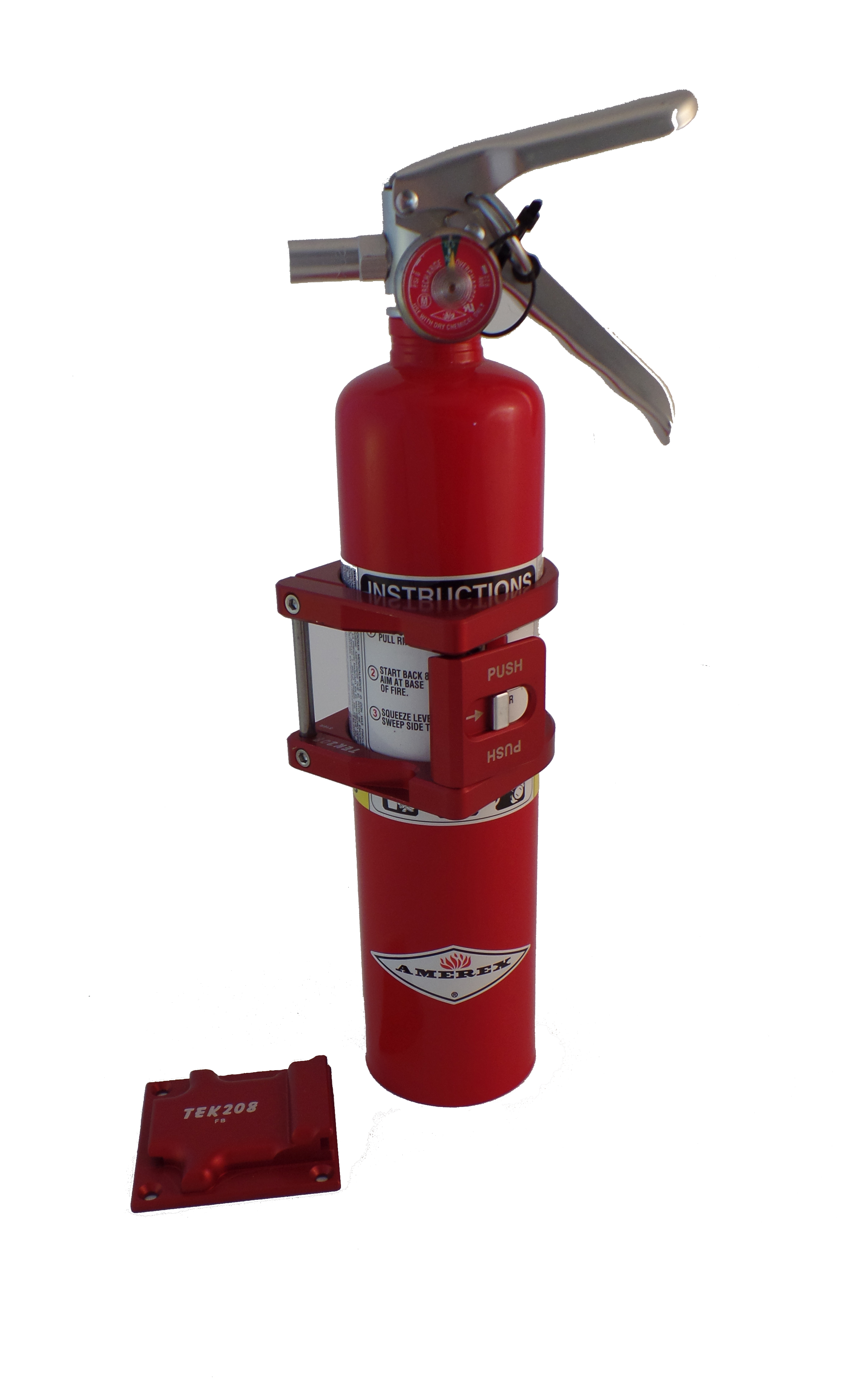 Quick Release Fire Extinguisher Flat Base Mount TEK208™