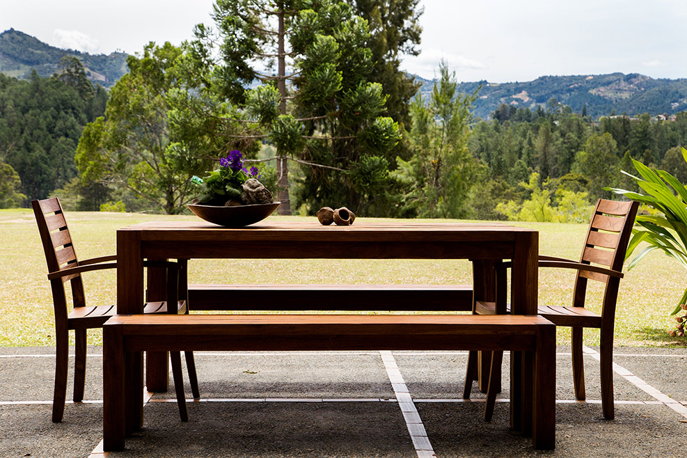 Mesa Toscana con Bancas