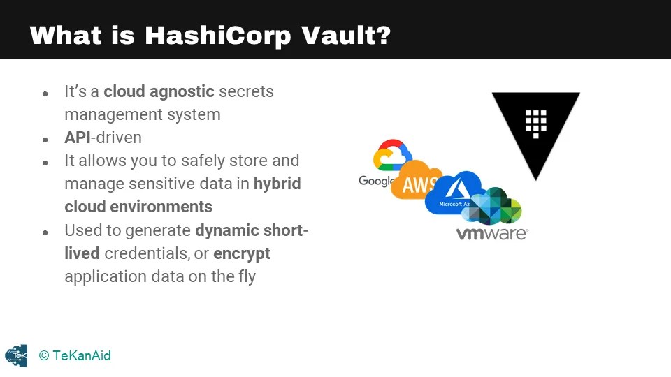 HashiCorp Vault Tutorial for Beginners TeKanAid