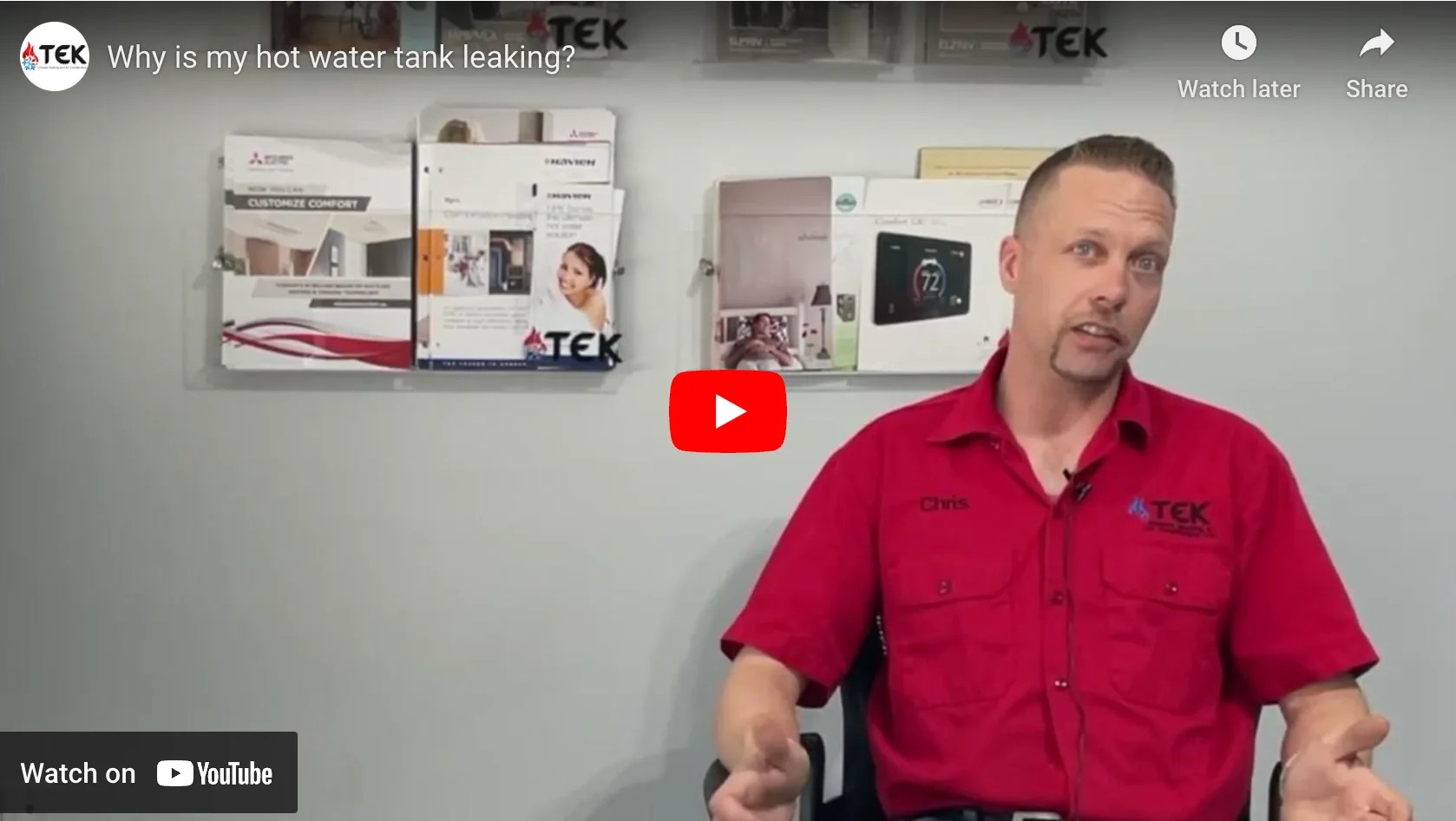 Why is my hot water tank leaking? TEK Climate