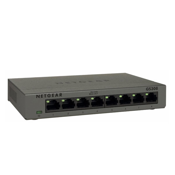 NETGEAR - 8-Port 10/100/1000 Mbps Switch - Mac & PC Tech Support