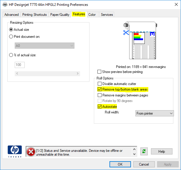 How to adjust plotter margins? Tekla User Assistance
