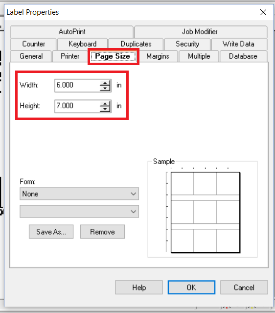 How to print multiple labels per page in LABEL MATRIX? · Customer Self