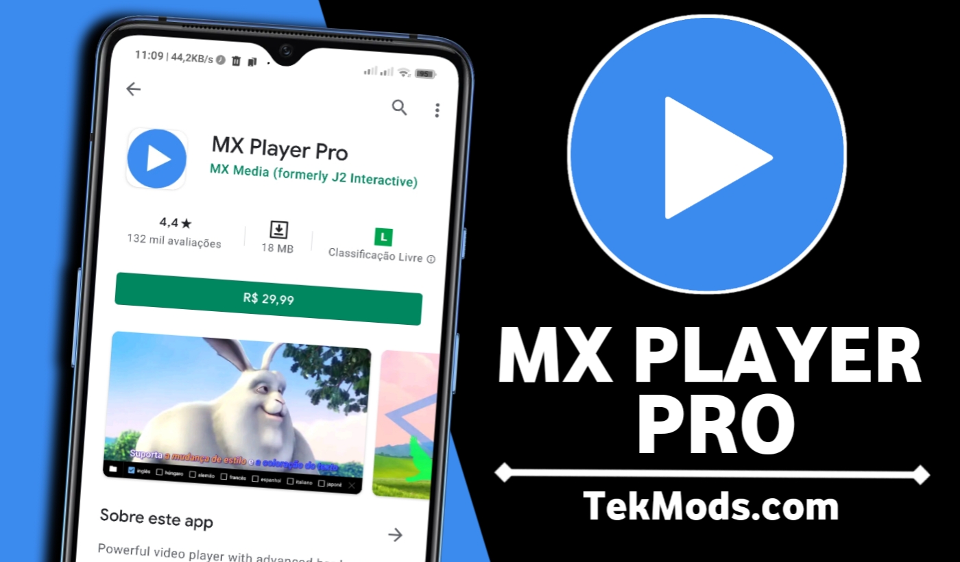 MX Player PRO APK v1.46.10 (Premium) Atualizado + Beta Download