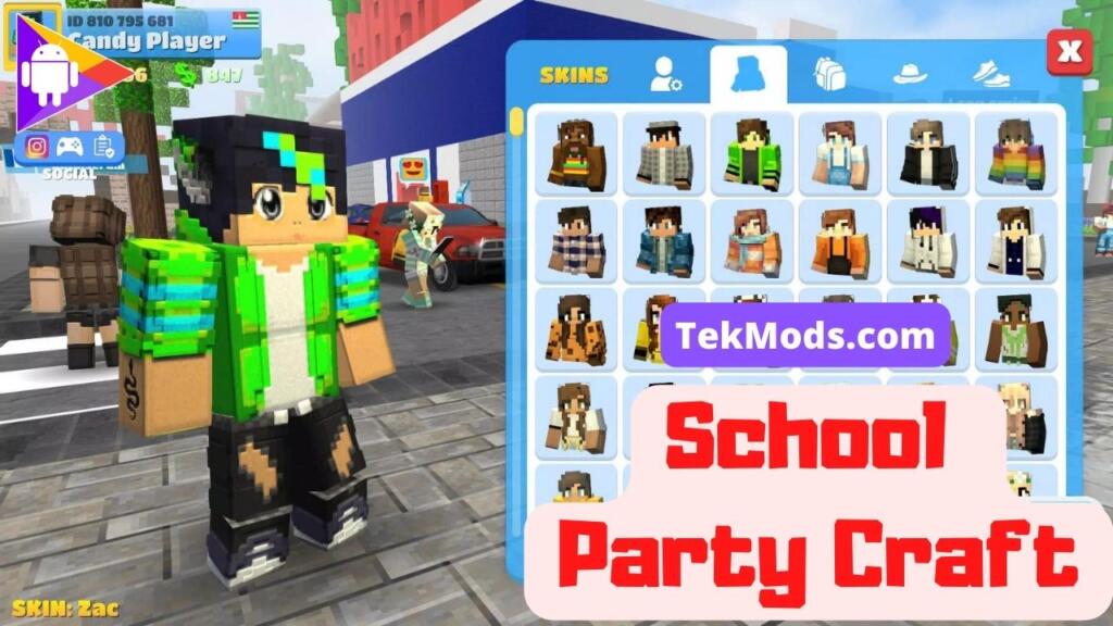 School Party Craft APK MOD v1.7.87 (Dinheiro Infinito) Download