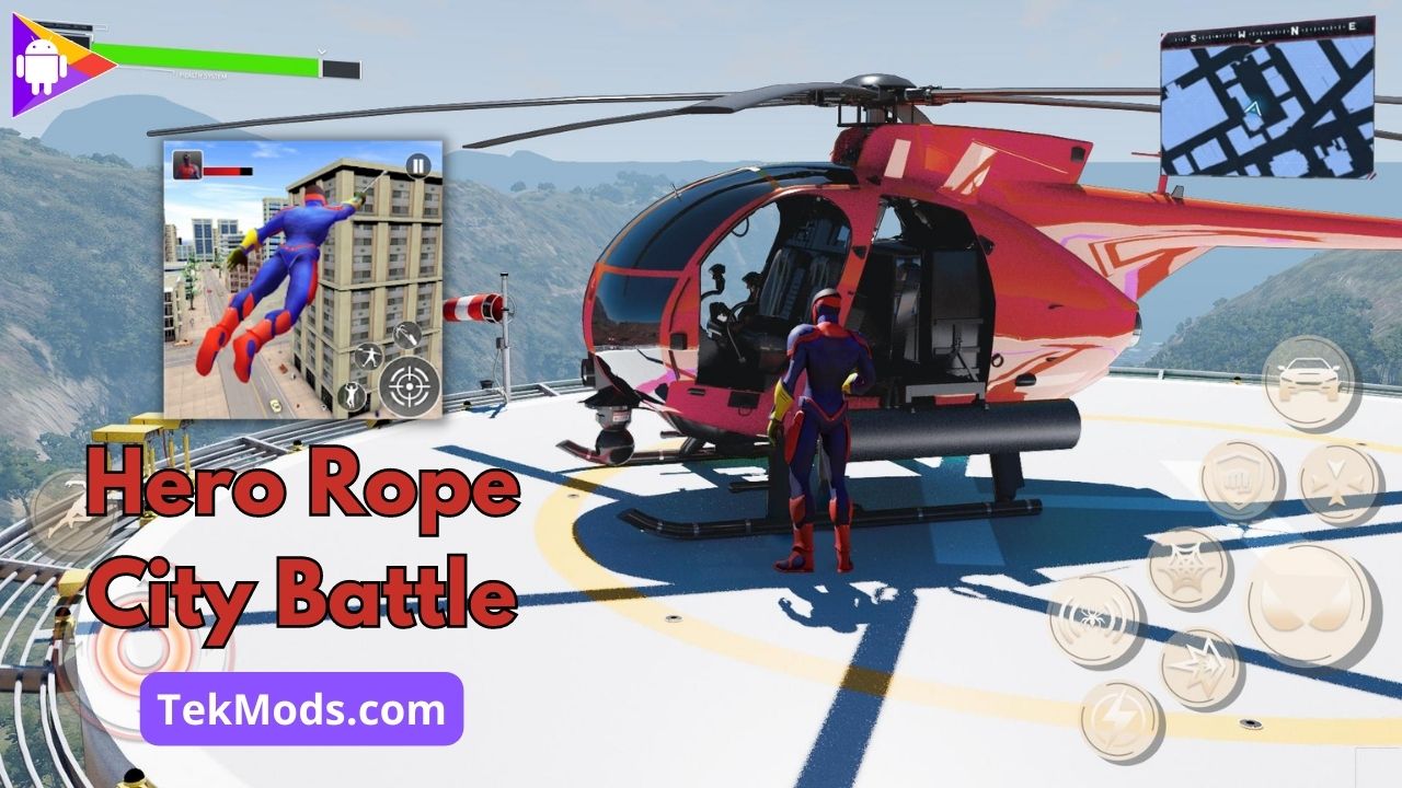 Hero Rope City Battle APK MOD v1.35 (Dinheiro Infinito) Download 2024
