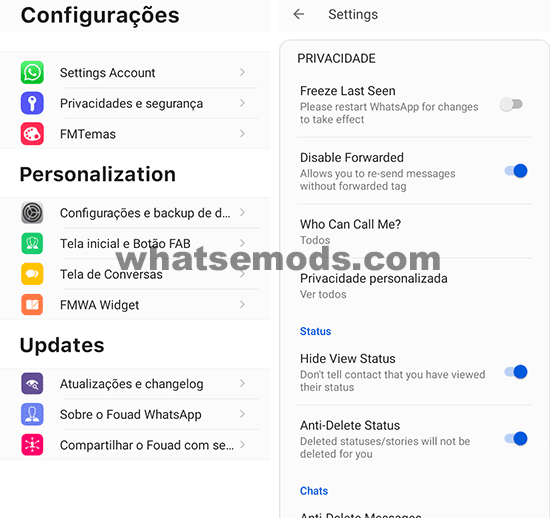 RA WhatsApp iOS 8.93 Baixar a versão mais recente 2021