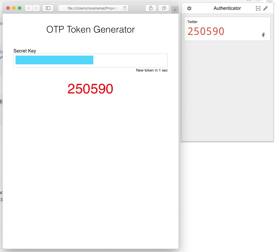 Membuat OTP Generator dengan Javascript dan HTML