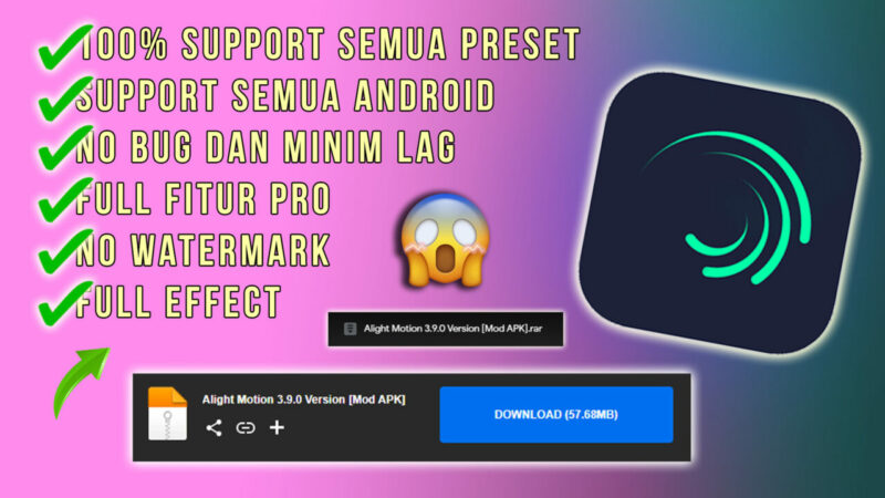 Cara Download Alight Motion Pro 2021 Untuk Video Jedag Jedug