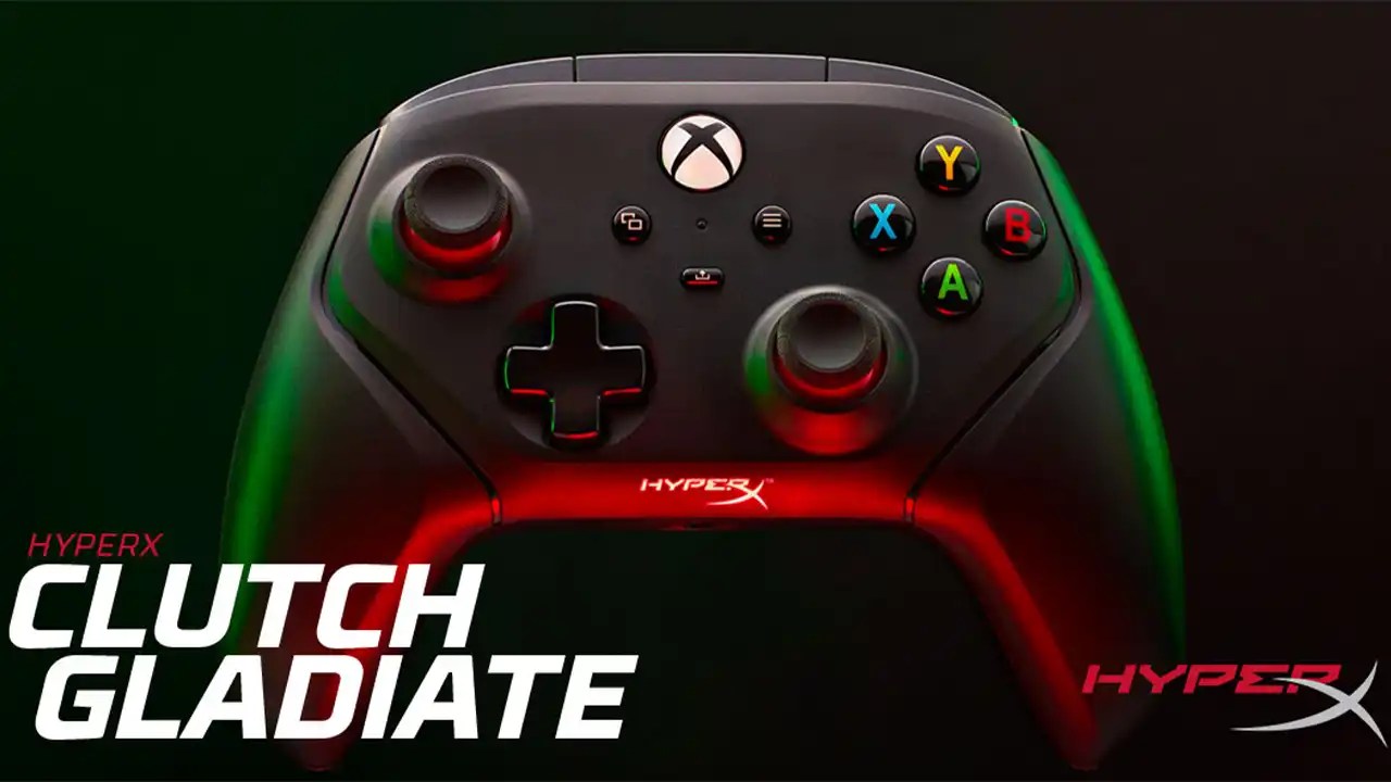 Xbox ve PC İçin Yeni Gamepad HyperX Clutch Gladiate