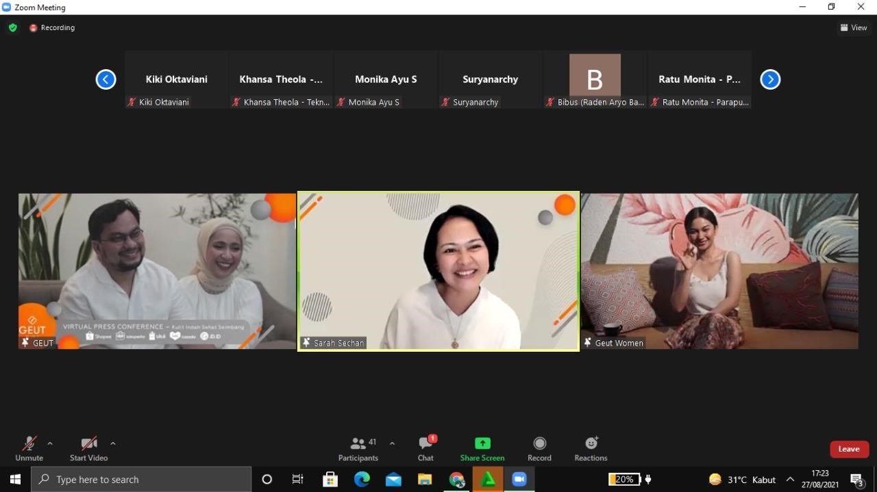 Tompi Rilis Skincare Geut by Dr. T Bersama Sang Istri Dr. Arti