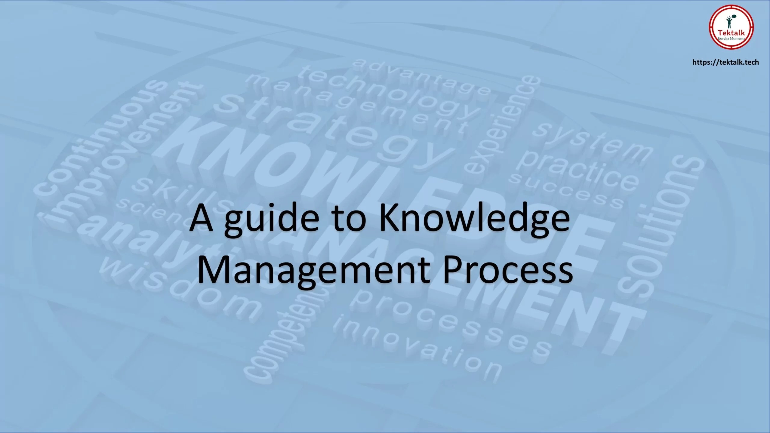 A Guide to Knowledge Management Process IT TekTalk