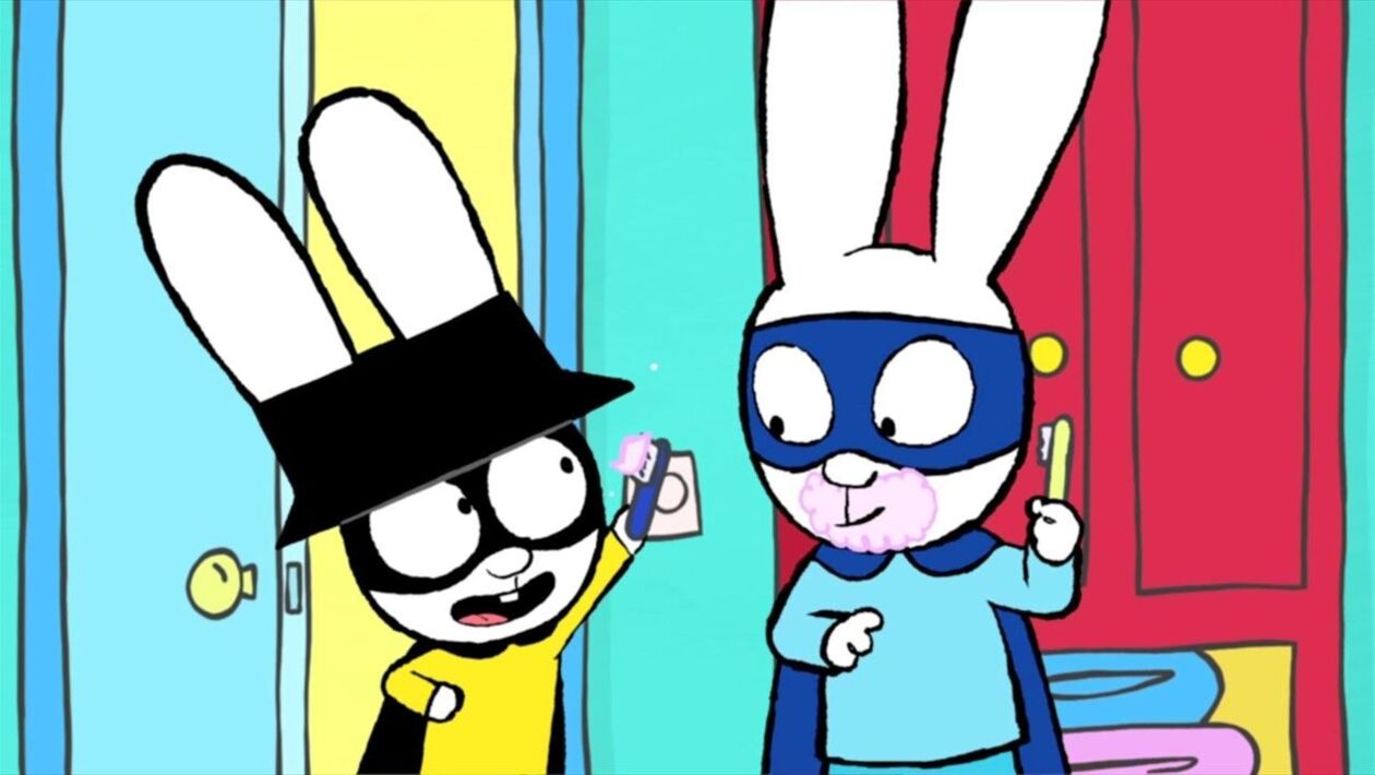 Super Lapin à l'école (S2E37) Simon TéléLoisirs